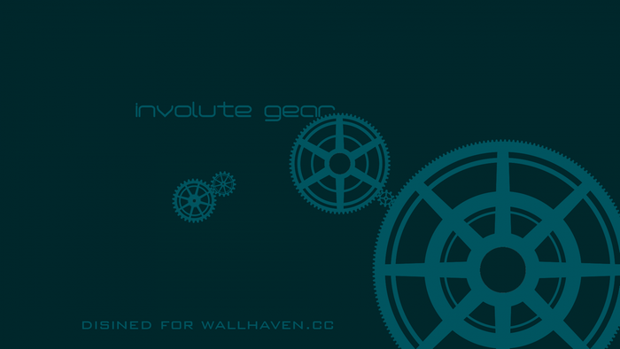 Involute gear illustration for Wallhaven.cc