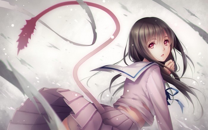 Iki Hiyori from Noragami with a tail