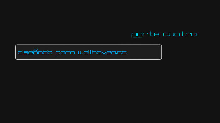 Diseñado para wallhaven.cc parte cuatro