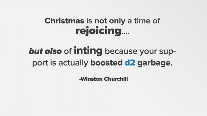 Fake Winston Churchill quote about Christmas and League of Legends