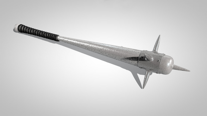Spiked mace weapon