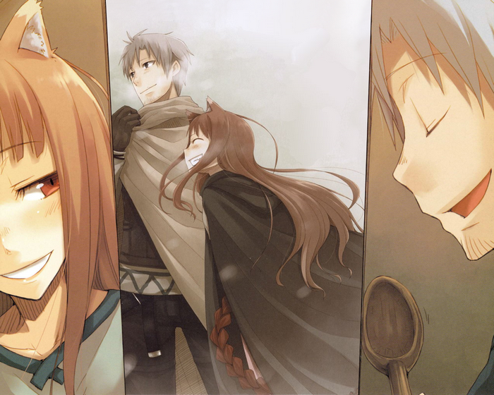 Holo and Lawrence from Spice and Wolf