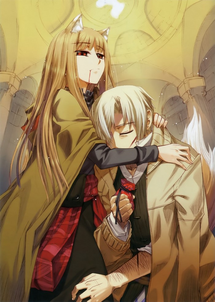 Holo and Lawrence from Spice and Wolf