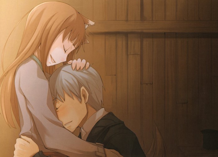 Holo and Lawrence from Spice and Wolf
