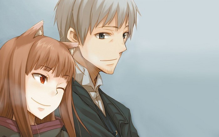 Holo and Lawrence from Spice and Wolf
