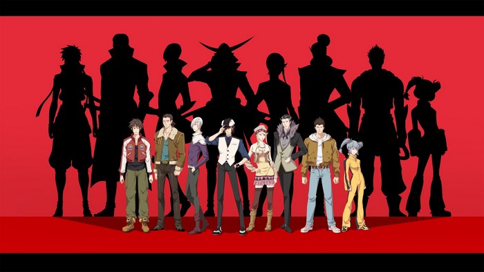 Sengoku Basara characters illustration