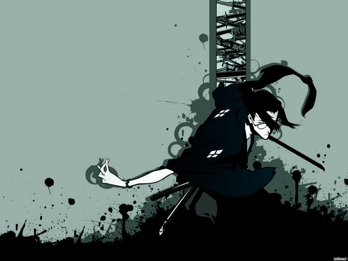 Mugen from Samurai Champloo with swords