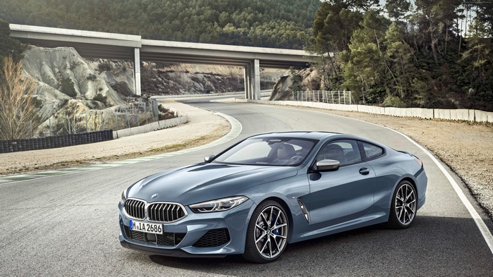 BMW 8-Series Coupe on a Race Track 4K