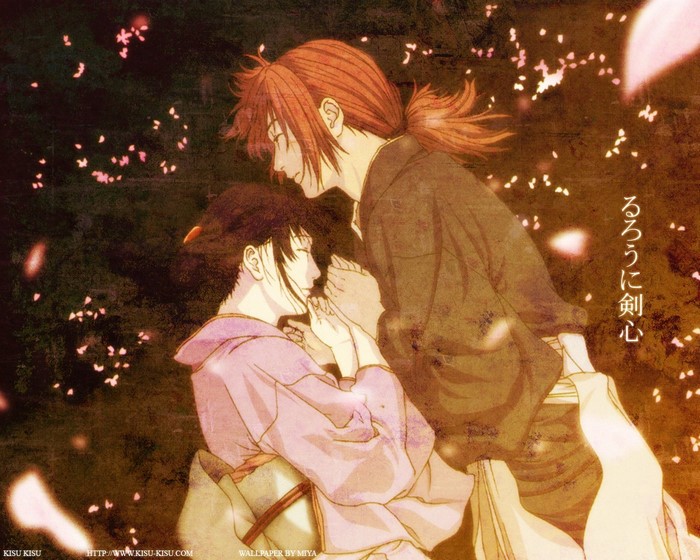 Kenshin Himura and Tomoe Yukishiro from Rurouni Kenshin