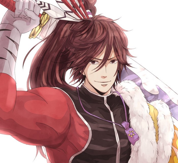 Sengoku Basara character with sword