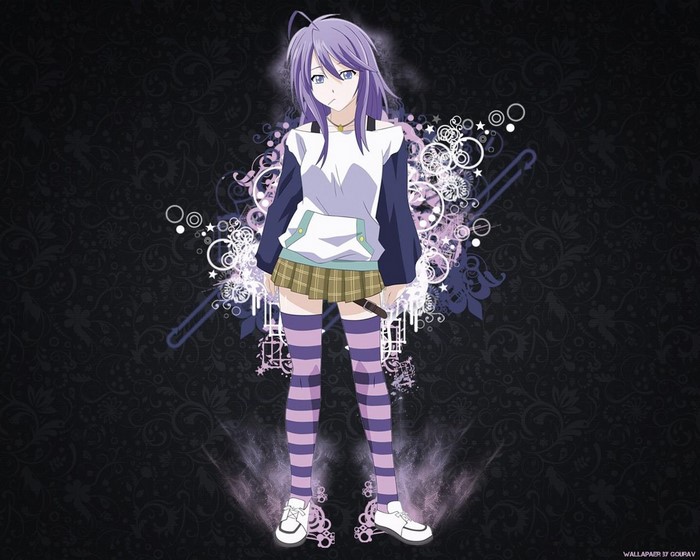 Shirayuki Mizore from Rosario Vampire