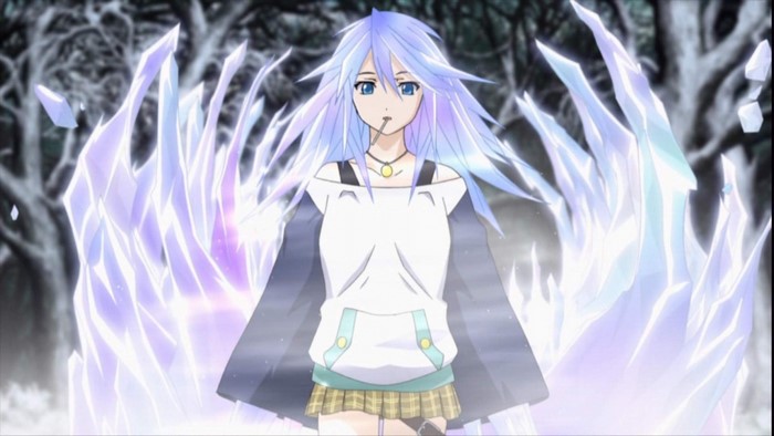Shirayuki Mizore from Rosario Vampire