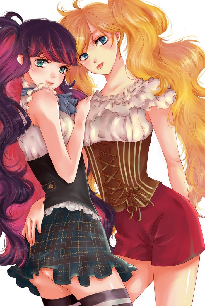 Panty and Stocking with Garterbelt anime illustration