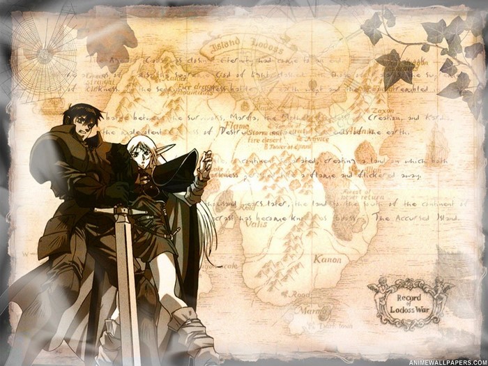 Parn and Deedlit from Record of Lodoss War