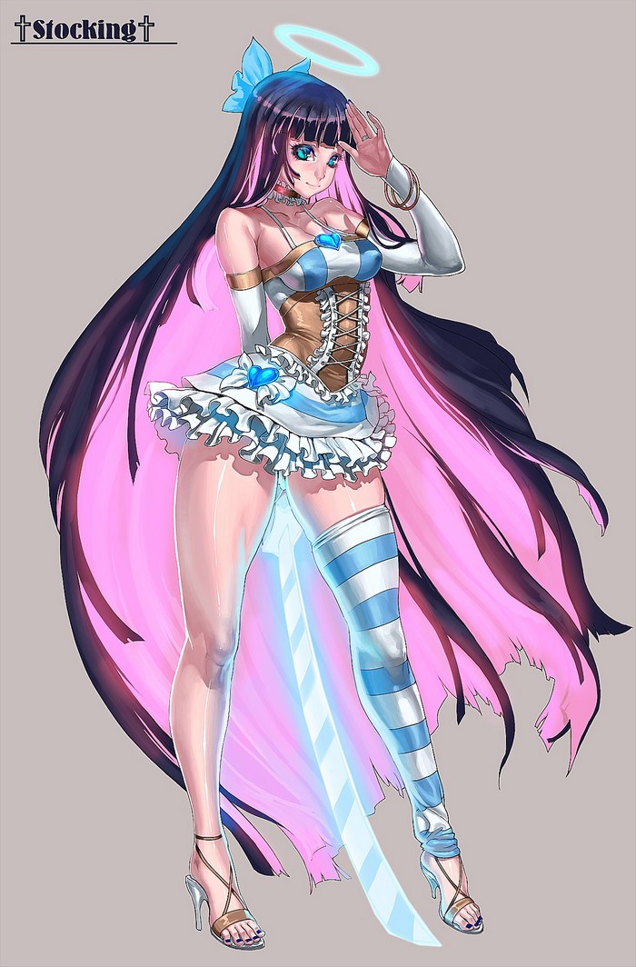 Anarchy Stocking from Panty and Stocking with Garterbelt