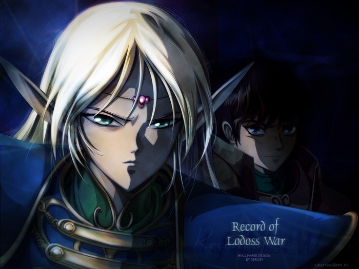 Parn and Deedlit from Record of Lodoss War