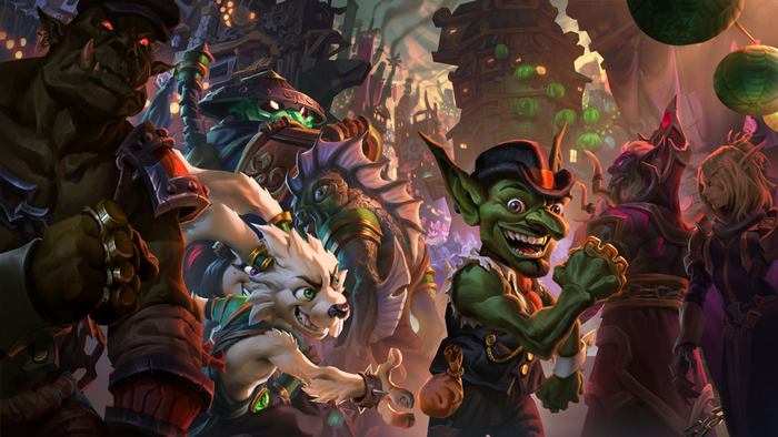 Hearthstone Heroes of Warcraft Mean Streets of Gadgetzan characters