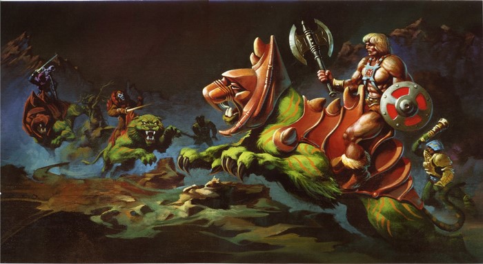 He-Man and the Masters of the Universe painting