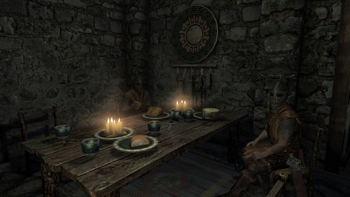 The Elder Scrolls V: Skyrim screenshot of a tavern interior