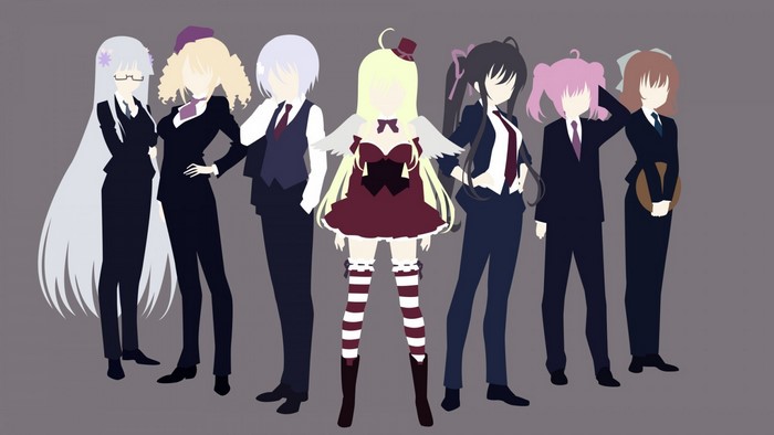 Chocolat and characters from Ore no Nounai Sentakushi ga Gakuen Love Comedy wo Zenryoku de Jama Shiteiru
