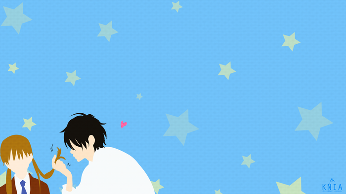 Mizutani Shizuku and Yoshida Haru from Tonari no Kaibutsu-kun