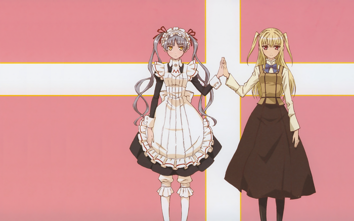 Mariya Shidou and Matsurika Shinji from Maria Holic