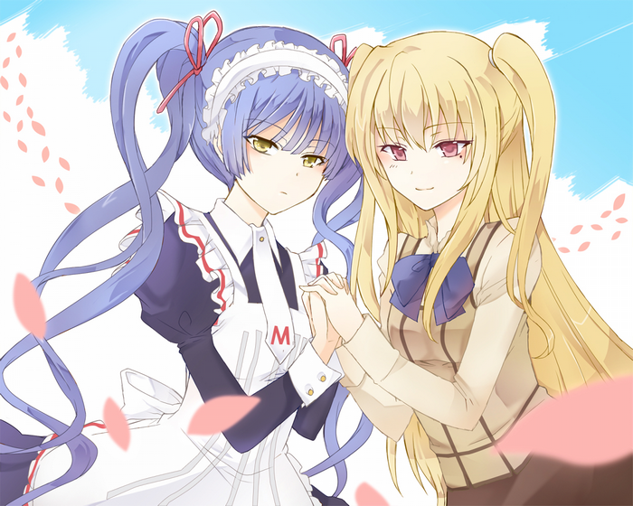 Mariya Shidou and Shinji Matsurika from Maria Holic