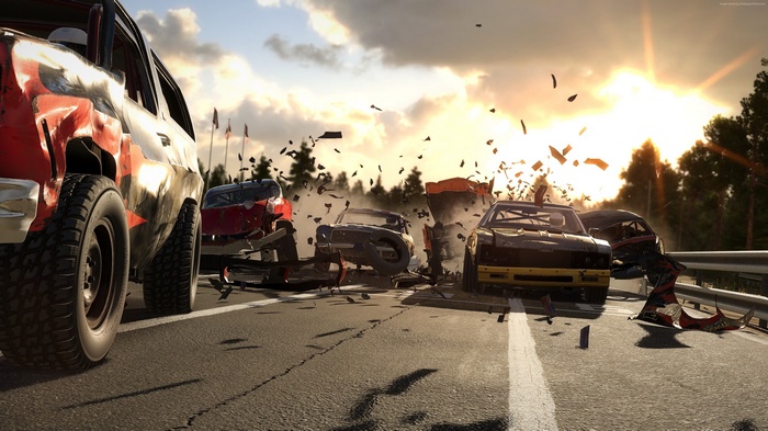 Wreckfest 4K screenshot from E3 2018