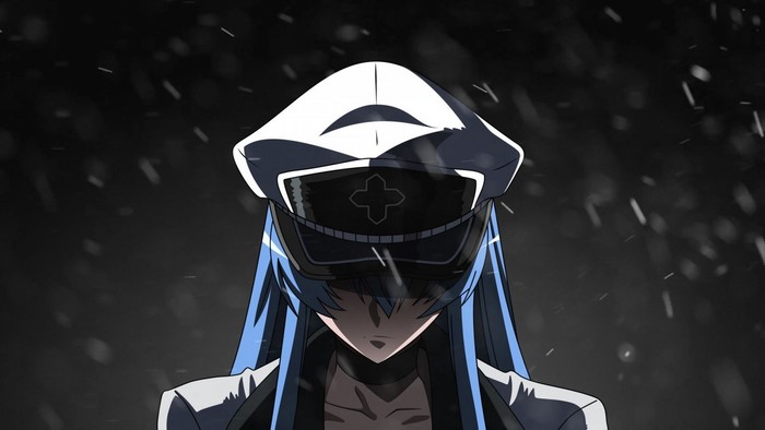 Esdeath from Akame ga Kill in uniform