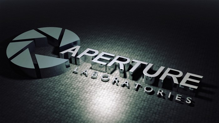 Aperture Laboratories logo from Portal game