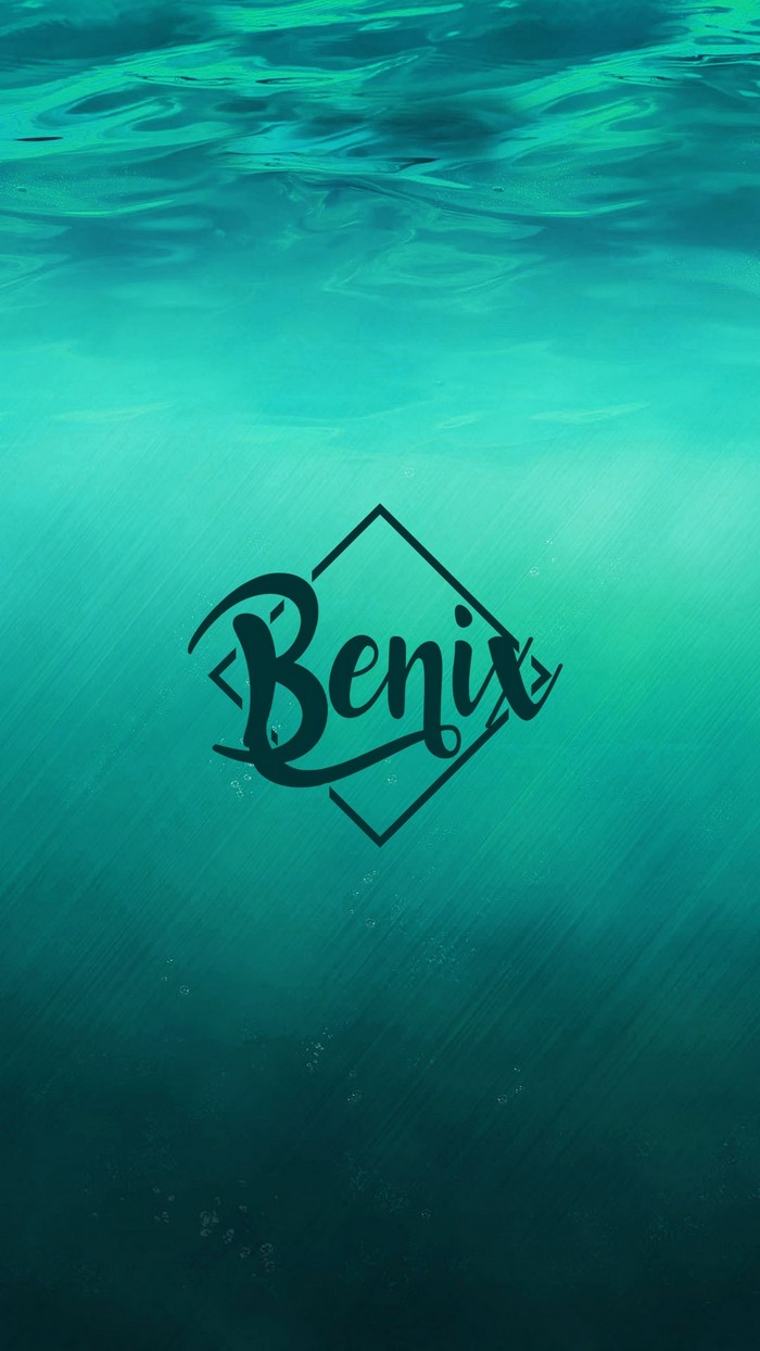 Benix logo underwater