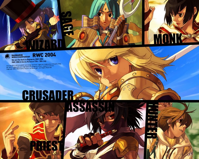 Ragnarok World Championship 2004 characters