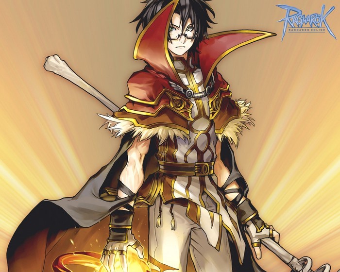 Ragnarok Online Magician with Staff
