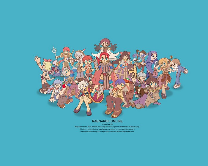 Ragnarok Online characters illustration