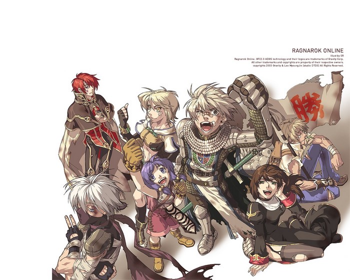 Ragnarok Online characters illustration