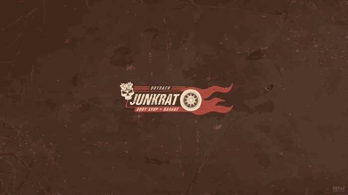 Outback Junkrat Body Shop + Garage Logo