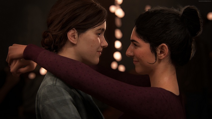 Ellie and Dina from The Last of Us: Part 2 in 4K