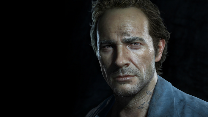 Samuel Drake Portrait from Uncharted 4 A Thief's End