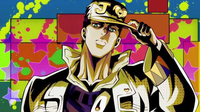 Jotaro Kujo from JoJo's Bizarre Adventure