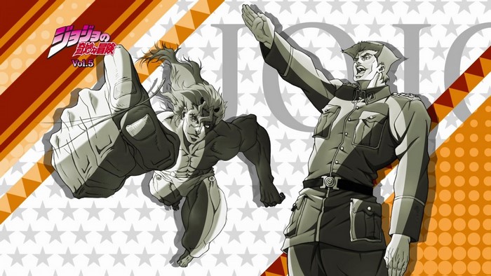 Rudol von Stroheim and Caesar Zeppeli from JoJo's Bizarre Adventure
