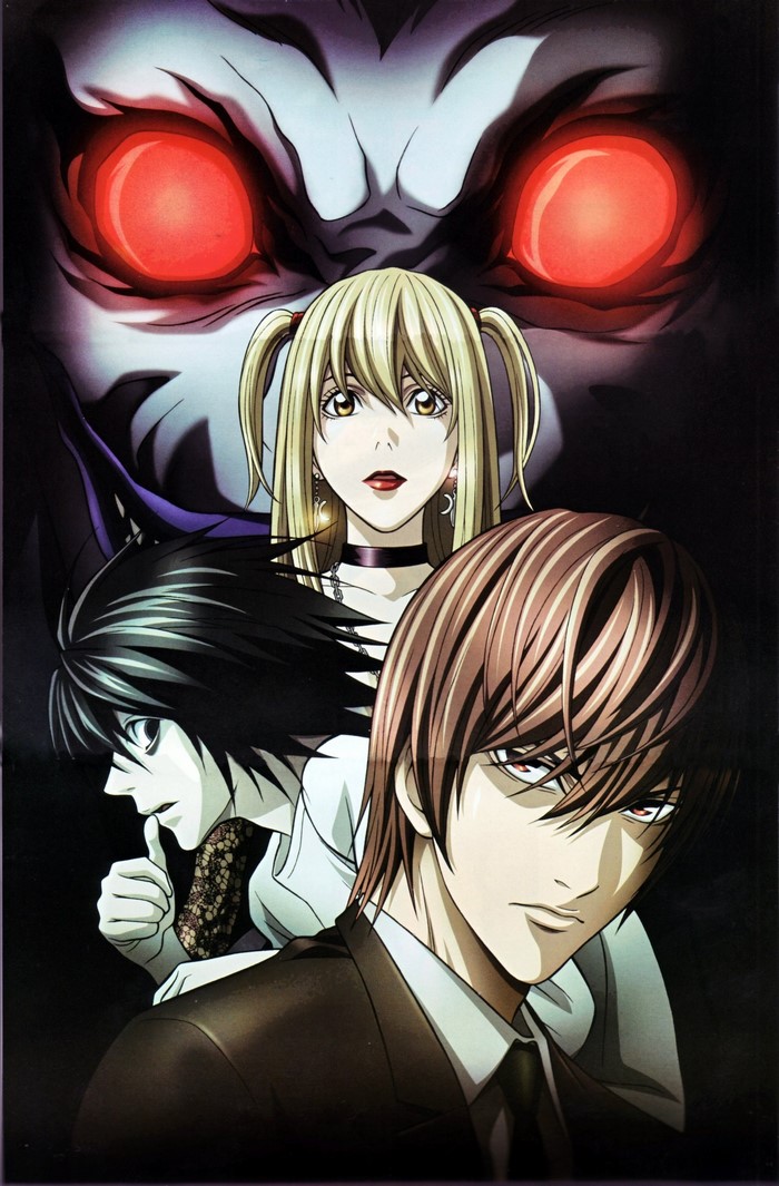 Death Note characters with Ryuk