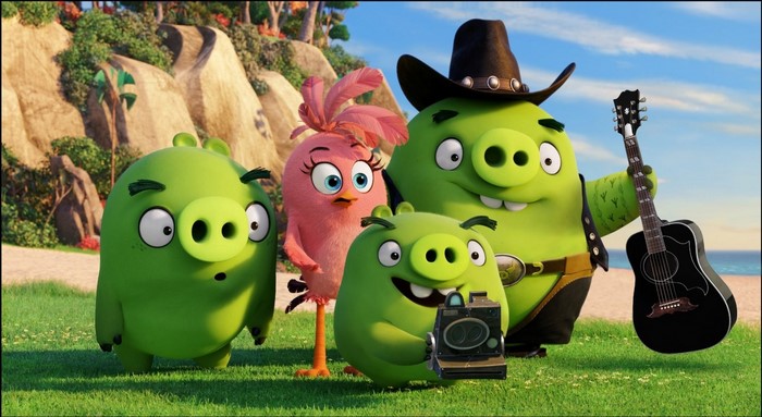 The Angry Birds Movie: Pigs with a Guitar and Camera