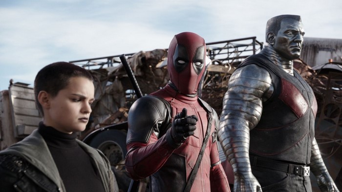 Deadpool and Colossus with Domino