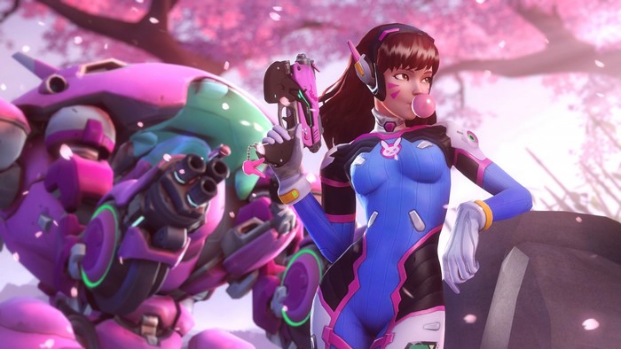 D.Va and MEKA from Overwatch