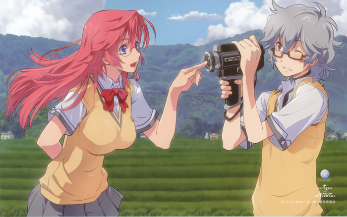 Ichika Takatsuki and Kaito Kirishima from Ano Natsu de Matteru