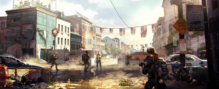 Artwork from Tom Clancy's The Division 2 E3 2018