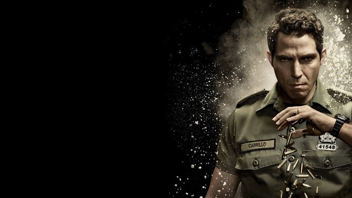 Horacio Carrillo from Narcos dropping bullets