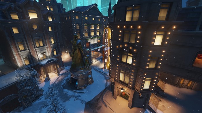 Overwatch Kings Row Christmas Night