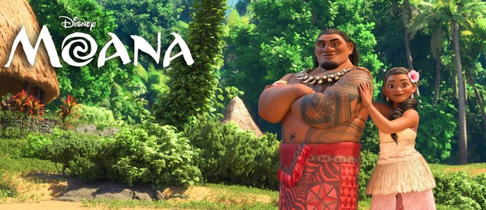 Moana and Maui from Disney's Moana