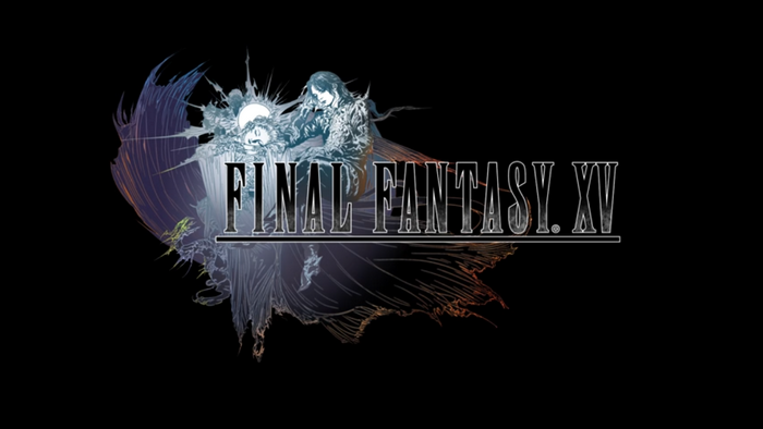 Final Fantasy XV logo with artwork